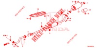 CONDOTTO SCARICO/SILENZIATORE (2.0L) per Honda CR-V 2.0 EXCLUSIVE NAVI 5 Porte 5 velocità automatico 2015