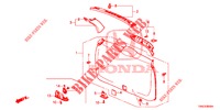 FODERA PORTELLONE/ FODERAMENTO PANNELLO(2D)  per Honda CR-V 2.0 EXCLUSIVE NAVI 5 Porte 5 velocità automatico 2015