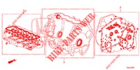 KIT GUARNIZIONE/ ASS. TRASMISSIONE (2.0L) per Honda CR-V 2.0 EXCLUSIVE NAVI 5 Porte 5 velocità automatico 2015