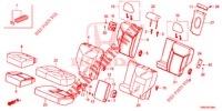 SEDILE POSTERIORE/CINTURA DI SICUREZZA(2D)  per Honda CR-V 2.0 EXCLUSIVE NAVI 5 Porte 5 velocità automatico 2015