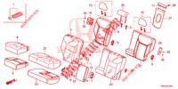 SEDILE POSTERIORE/CINTURA DI SICUREZZA(2D)  per Honda CR-V 2.0 EXCLUSIVE L 5 Porte 5 velocità automatico 2015