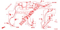ARIA CONDIZIONATA (FLEXIBLES/TUYAUX) (LH) (2) per Honda CR-V 2.0 S 5 Porte 5 velocità automatico 2015