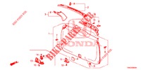 FODERA PORTELLONE/ FODERAMENTO PANNELLO(2D)  per Honda CR-V 2.0 S 5 Porte 5 velocità automatico 2015