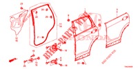 PANNELLI PORTIERE POST.(4D)  per Honda CR-V 2.0 S 5 Porte 5 velocità automatico 2015