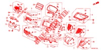 ABBELLIMENTO STRUMENTI (COTE DE CONDUCTEUR) (LH) per Honda CR-V 2.0 COMFORT 5 Porte 5 velocità automatico 2016