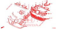 GRIGLIA ANTERIORE/MODANATURA  per Honda CR-V 2.0 COMFORT 5 Porte 5 velocità automatico 2016
