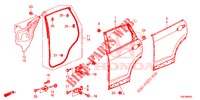 PANNELLI PORTIERE POST.(4D)  per Honda CR-V 2.0 COMFORT 5 Porte 5 velocità automatico 2016