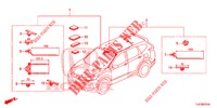 BARDATURA FILO (4) (LH) per Honda CR-V 1.5 MID 5 Porte 6 velocità manuale 2019