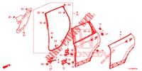 PANNELLI PORTIERE POST.(4D)  per Honda CR-V 1.5 MID 5 Porte 6 velocità manuale 2019