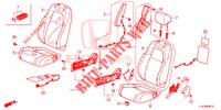 SEDILE ANTERIORE/CINTURE DI SICUREZZA (D.) per Honda CR-V 1.5 MID 5 Porte 6 velocità manuale 2019