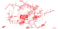 TUBO ACQUA/CONDOTTO RISCALDATORE (1.5L) per Honda CR-V 1.5 MID 5 Porte 6 velocità manuale 2019