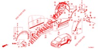 ABBELLIMENTO DAVANZALE LATO/PROTETTORE  per Honda CR-V 1.5 MID 5 Porte pieno automatica 2019