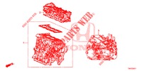 ARREDO DI MONT. MOTORE/ASS. TRASMISSIONE (DIESEL) (1.6L) per Honda CR-V DIESEL 1.6 COMFORT 5 Porte 6 velocità manuale 2014
