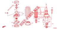 ASSORBITORE SCOSSE POST.  per Honda CR-V DIESEL 1.6 COMFORT 5 Porte 6 velocità manuale 2014