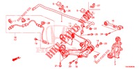BRACCIO INFERIORE POST./ASTA RAGGIO  per Honda CR-V DIESEL 1.6 COMFORT 5 Porte 6 velocità manuale 2014