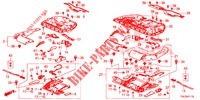 COMPONENTI SEDILE POST. (2) per Honda CR-V DIESEL 1.6 COMFORT 5 Porte 6 velocità manuale 2014