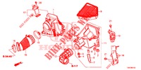 FILTRO ARIA (DIESEL) (1.6L) per Honda CR-V DIESEL 1.6 COMFORT 5 Porte 6 velocità manuale 2014