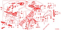 PARAFANGHI ANTERIORI  per Honda CR-V DIESEL 1.6 COMFORT 5 Porte 6 velocità manuale 2014