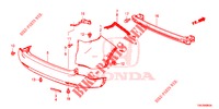 PARAURTI POSTERIORE  per Honda CR-V DIESEL 1.6 COMFORT 5 Porte 6 velocità manuale 2014