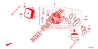 RINFRESCATORE OLIO/FILTRO DELL'OLIO (DIESEL) (1.6L) per Honda CR-V DIESEL 1.6 COMFORT 5 Porte 6 velocità manuale 2014