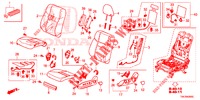 SEDILE ANTERIORE/CINTURE DI SICUREZZA (G.) per Honda CR-V DIESEL 1.6 COMFORT 5 Porte 6 velocità manuale 2014