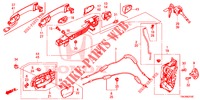 SERRATURE PORTIERE ANT./MANIGLIA ESTERNA  per Honda CR-V DIESEL 1.6 COMFORT 5 Porte 6 velocità manuale 2014
