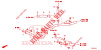 TUBO ACQUA/CONDOTTO RISCALDATORE (DIESEL) (1.6L) per Honda CR-V DIESEL 1.6 COMFORT 5 Porte 6 velocità manuale 2014
