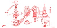 ASSORBITORE SCOSSE POST.  per Honda CR-V DIESEL 1.6 ELEGANCE 5 Porte 6 velocità manuale 2014