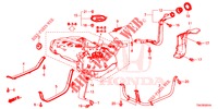 CONDOTTO RIEMPITORE COMBUSTIBILE (DIESEL) per Honda CR-V DIESEL 1.6 ELEGANCE 5 Porte 6 velocità manuale 2014