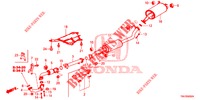 CONDOTTO SCARICO/SILENZIATORE (DIESEL) per Honda CR-V DIESEL 1.6 ELEGANCE 5 Porte 6 velocità manuale 2014