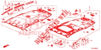 FODERA TETTO (1) per Honda CR-V DIESEL 1.6 ELEGANCE 5 Porte 6 velocità manuale 2014