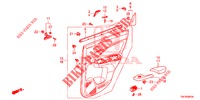 FODERAMENTO PORTIERA(4D)  per Honda CR-V DIESEL 1.6 ELEGANCE 5 Porte 6 velocità manuale 2014