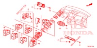 INTERRUTTORE (LH) per Honda CR-V DIESEL 1.6 ELEGANCE 5 Porte 6 velocità manuale 2014