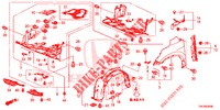 PARAFANGHI ANTERIORI  per Honda CR-V DIESEL 1.6 ELEGANCE 5 Porte 6 velocità manuale 2014