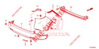 PARAURTI POSTERIORE  per Honda CR-V DIESEL 1.6 ELEGANCE 5 Porte 6 velocità manuale 2014