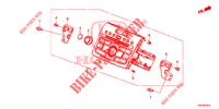 RADIO AUTOMATICA  per Honda CR-V DIESEL 1.6 ELEGANCE 5 Porte 6 velocità manuale 2014