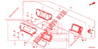 SCHERMO CENTRO (LH) per Honda CR-V DIESEL 1.6 ELEGANCE 5 Porte 6 velocità manuale 2014