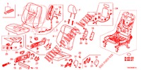 SEDILE ANTERIORE/CINTURE DI SICUREZZA (D.) per Honda CR-V DIESEL 1.6 ELEGANCE 5 Porte 6 velocità manuale 2014