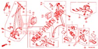 SEDILE ANTERIORE/CINTURE DI SICUREZZA  per Honda CR-V DIESEL 1.6 ELEGANCE 5 Porte 6 velocità manuale 2014
