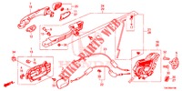 SERRATURE PORTIERE POST./MANIGLIA ESTERNA  per Honda CR-V DIESEL 1.6 ELEGANCE 5 Porte 6 velocità manuale 2014