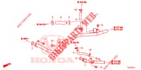 TUBO ACQUA/CONDOTTO RISCALDATORE (DIESEL) (1.6L) per Honda CR-V DIESEL 1.6 ELEGANCE 5 Porte 6 velocità manuale 2014