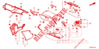 ABBELLIMENTO STRUMENTI (COTE DE PASSAGER) (LH) per Honda CR-V DIESEL 1.6 EXECUTIVE NAVI 5 Porte 6 velocità manuale 2014