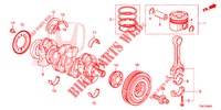 ALBERO A GOMITI/PISTONE (DIESEL) (1.6L) per Honda CR-V DIESEL 1.6 EXECUTIVE NAVI 5 Porte 6 velocità manuale 2014