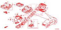 LUCE INTERIORE  per Honda CR-V DIESEL 1.6 EXECUTIVE NAVI 5 Porte 6 velocità manuale 2014