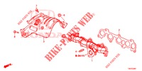 MOLTEPLICE SCARICO (DIESEL) (1.6L) per Honda CR-V DIESEL 1.6 EXECUTIVE NAVI 5 Porte 6 velocità manuale 2014