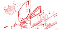 PANNELLI PORTIERE ANT.(2D)  per Honda CR-V DIESEL 1.6 EXECUTIVE NAVI 5 Porte 6 velocità manuale 2014
