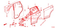 PANNELLI PORTIERE POST.(4D)  per Honda CR-V DIESEL 1.6 EXECUTIVE NAVI 5 Porte 6 velocità manuale 2014