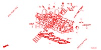 SIGILLO STELO VALVOLA/SPINA ILLUMINANTE (DIESEL) (1.6L) per Honda CR-V DIESEL 1.6 EXECUTIVE NAVI 5 Porte 6 velocità manuale 2014