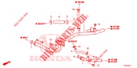 TUBO ACQUA/CONDOTTO RISCALDATORE (DIESEL) (1.6L) per Honda CR-V DIESEL 1.6 EXECUTIVE NAVI 5 Porte 6 velocità manuale 2014