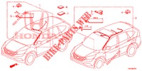 BARDATURA FILO (LH) (4) per Honda CR-V DIESEL 2.2 COMFORT 5 Porte 5 velocità automatico 2014